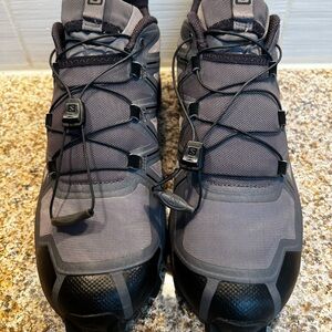 Salomon Men's Trail Sneakers in Dark Gray and Black